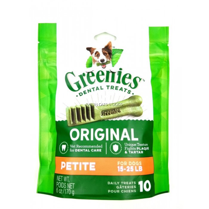 GREENIES PETITE DENTAL TREATS 170g (10PCS)