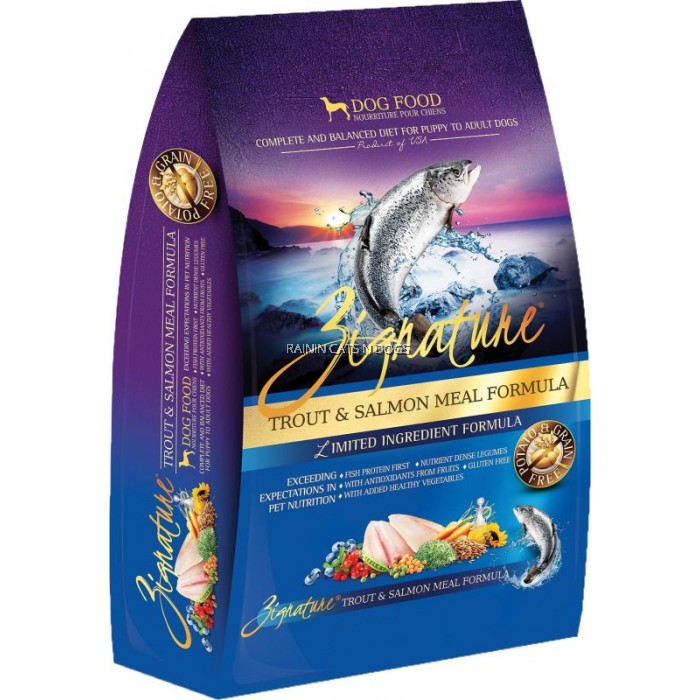 ZIGNATURE TROUT & SALMON (GRAIN FREE) DOG FOOD (6.12K)