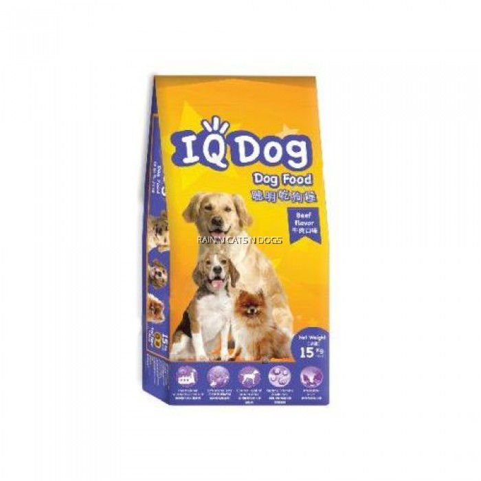 IQ DOG BEEF ADULT DOG 15KG